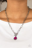 So Sorority - Pink - Paparazzi Accessories $5 NECKLACE