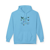 Faith Over Fear Hoodie — Butterfly Heart Inspirational Pullover