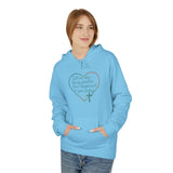 Inspirational Heart Hoodie – "Tell me a story..." Script Design