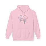 Inspirational Heart Hoodie – "Tell me a story..." Script Design