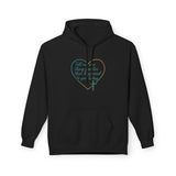 Inspirational Heart Hoodie – "Tell me a story..." Script Design