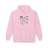 Faith Over Fear Hoodie — Butterfly Heart Inspirational Pullover