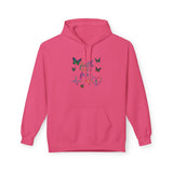 Faith Over Fear Hoodie — Butterfly Heart Inspirational Pullover
