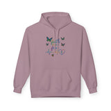 Faith Over Fear Hoodie — Butterfly Heart Inspirational Pullover