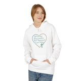 Inspirational Heart Hoodie – "Tell me a story..." Script Design