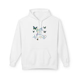 Faith Over Fear Hoodie — Butterfly Heart Inspirational Pullover