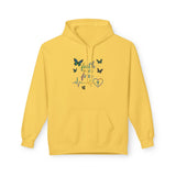 Faith Over Fear Hoodie — Butterfly Heart Inspirational Pullover