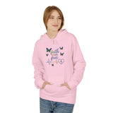 Faith Over Fear Hoodie — Butterfly Heart Inspirational Pullover