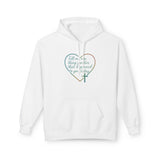 Inspirational Heart Hoodie – "Tell me a story..." Script Design