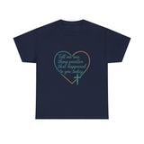 Christian Heart Tee — "Tell me one thing positive that happened to you today"