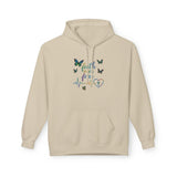 Faith Over Fear Hoodie — Butterfly Heart Inspirational Pullover