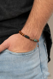 ZEN Most Wanted - Copper - Paparazzi Accessories -  Item #P9UR-CPXX-033XX Colorful stone beads, copper accents, and earthy wooden beads are threaded along stretchy bands around the wrist for a seasonal flair.  Sold as one individual bracelet.