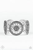 Marigold Medallions - Silver - Paparazzi Accessories