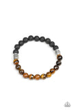 Take It Easy - Brown - Paparazzi Accessories URBAN BRACELET