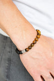 Take It Easy - Brown - Paparazzi Accessories URBAN BRACELET
