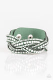 Bring On The Bling - Green - Paparazzi Accessories BRACELET