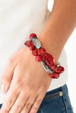 Rockin Rock Candy - Red - Paparazzi Accessories