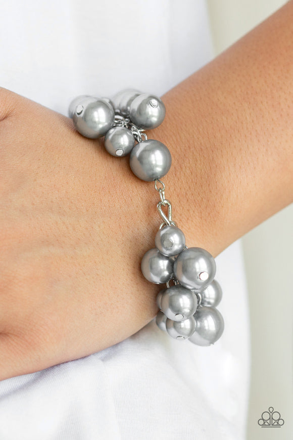 Girls In Pearls - Silver - Paparazzi Accessories