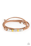 Clear A Path - Yellow - Paparazzi Accessories $5 BRACELET LEATHER