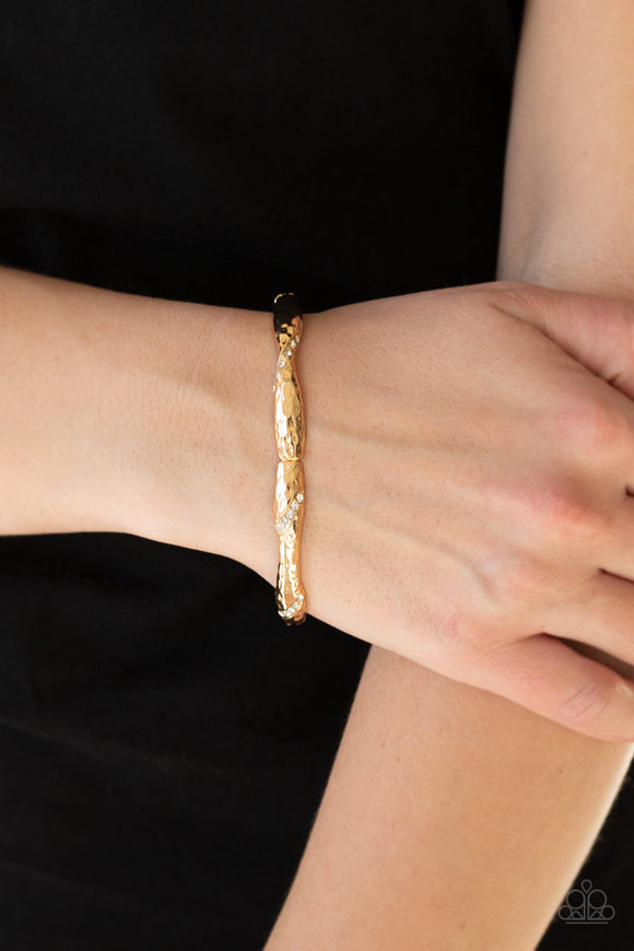Watch Out For Ice - Gold - Paparazzi Accessories
