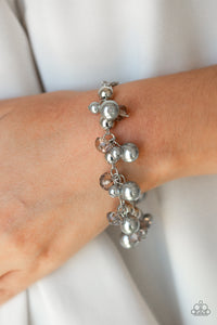 Kensington Kiss - Silver - Paparazzi Accessories $5 BRACELET