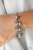Kensington Kiss - Silver - Paparazzi Accessories $5 BRACELET