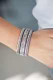 Rebel In Rhinestones - Purple - Paparazzi Accessories