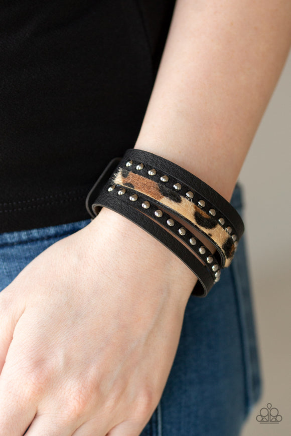 Born To Be WILDCAT - Brown - Paparazzi Accessories WRAP BRACELET $5