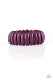 Peacefully Primal - Purple - Paparazzi Accessories