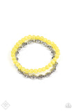 Glimpses of Malibu - Dewy Dandelions - Yellow - Bracelet