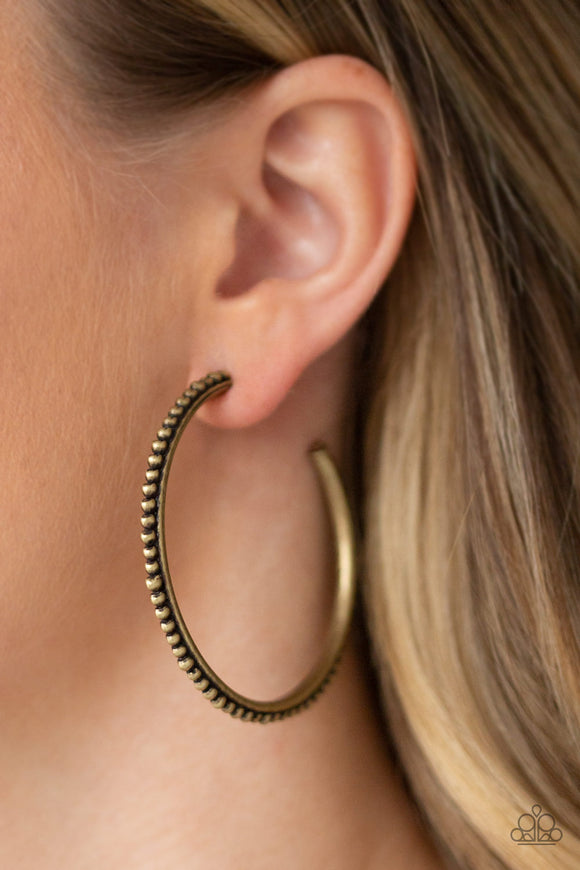 Totally On Trend - Brass - Paparazzi Accessories
