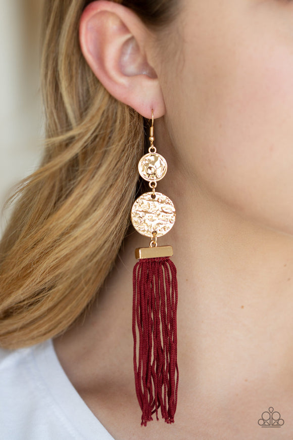 Lotus Gardens - Red - Paparazzi Accessories