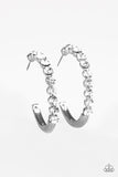 My Kind Of Shine - White - Paparazzi Accessories EARRINGS