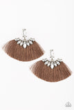 Formal Flair - Brown - Paparazzi Accessories EARRINGS