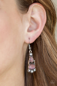 Push Your LUXE - Purple - Paparazzi Accessories EARRINGS