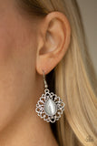 Totally GLOWN Away - White - Paparazzi Accessories EARRINGS $5