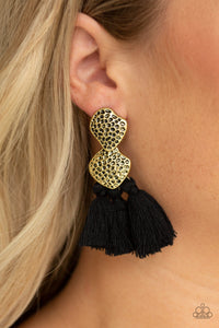 Tenacious Tassel - Black - Paparazzi Accessories
