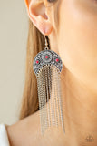 Lunar Melody - Pink - Paparazzi Accessories $5 EARRINGS