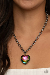 Flirtatiously Flashy - Multi ♥ Necklace