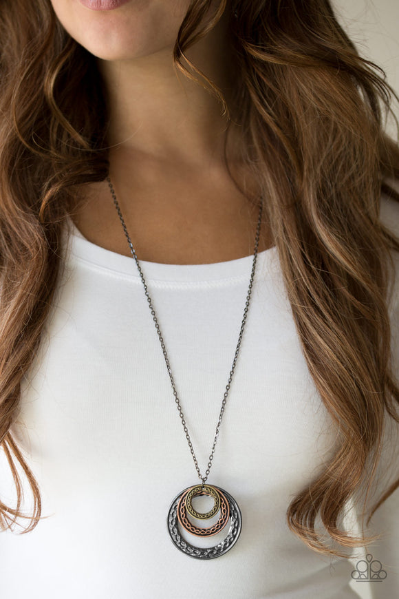 Savagely She-Wolf - Multi - Paparazzi Accessories NECKLACE