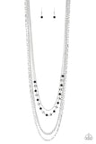 SoHo Sophistication - Black - Paparazzi Accessories $5 NECKLACE