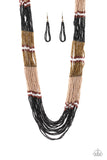 Rio Roamer - Black/Brown - Paparazzi Accessories