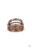 Textile Bliss - Copper - Paparazzi Accessories