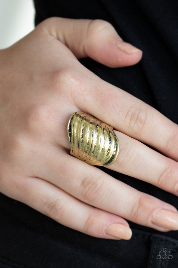Made That SWAY - Brass - Paparazzi Accessories RING