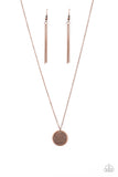 All You Need Is Trust - Copper - Paparazzi Accessories NECKLACE