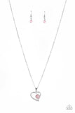 Heart Full of Love - Pink - Paparazzi Accessories NECKLACE