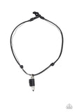 Magic Bullet - Black - Paparazzi Accessories $5 MENS NECKLACE