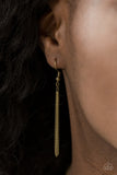 Back To Square One - Brass - Paparazzi Accessories