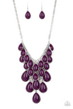 Shop Til You TEARDROP - Purple - Paparazzi Accessories