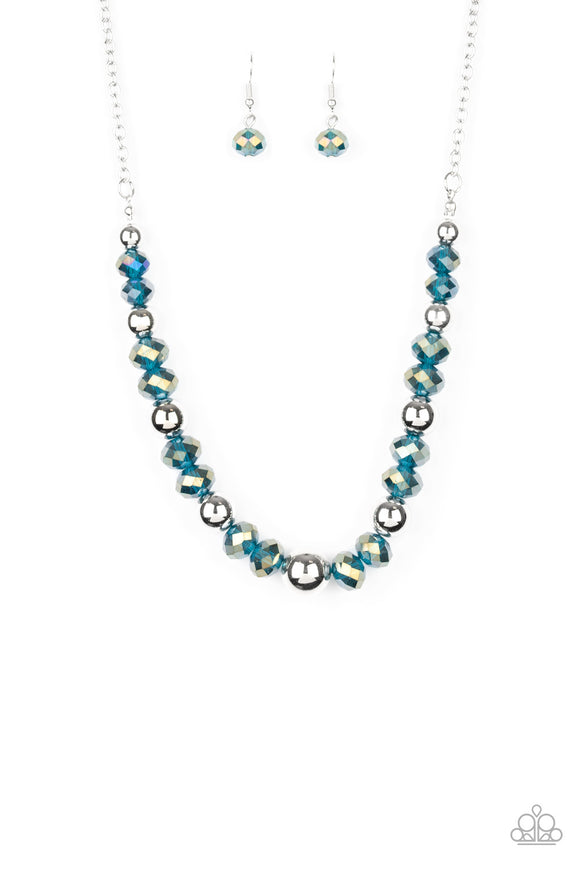 Jewel Jam - Blue - Paparazzi Accessories
